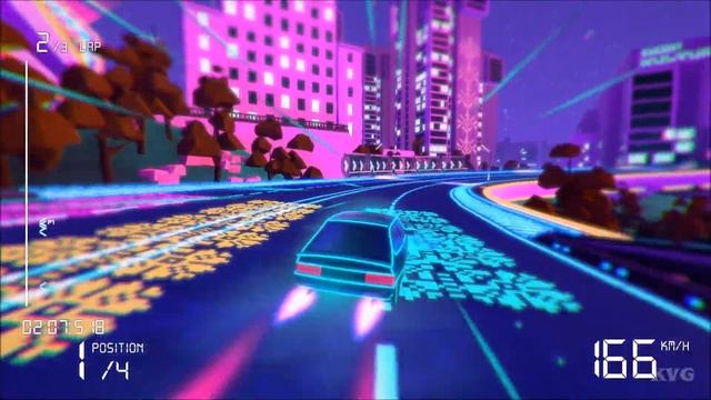 Electro Ride: The Neon Racing - Purple Haze - Warsaw Gameplay (PC HD) [1080p60FPS] смотреть онлайн