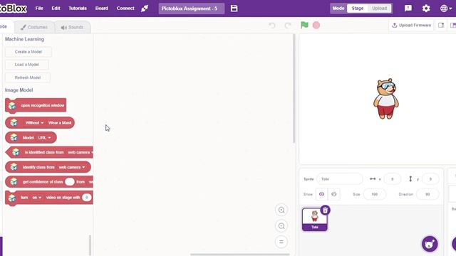 Making a Mask Detector Using PictoBlox ll Mask Detector through Machine Learning смотреть онлайн
