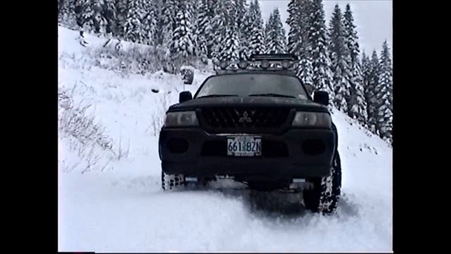2001 Mitsubishi Montero Sport in the Snow 4x4 11-25-06 смотреть онлайн