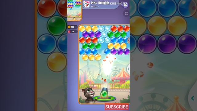 Talking Tom Bubble Shooter review смотреть онлайн