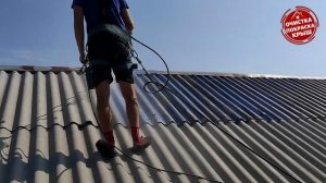 Очистка и покраска шифера