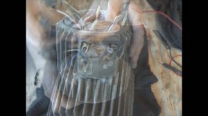 Выводим 3 провода из двигателя. Для треугольника.