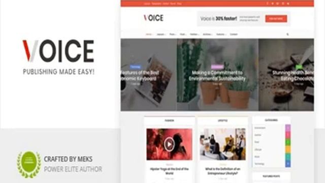 Voice - News Magazine WordPress Theme Full Activated Working смотреть онлайн