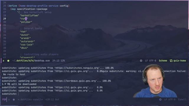 Converting a Literate Org Config to Guix Home - System Crafters Live! смотреть онлайн