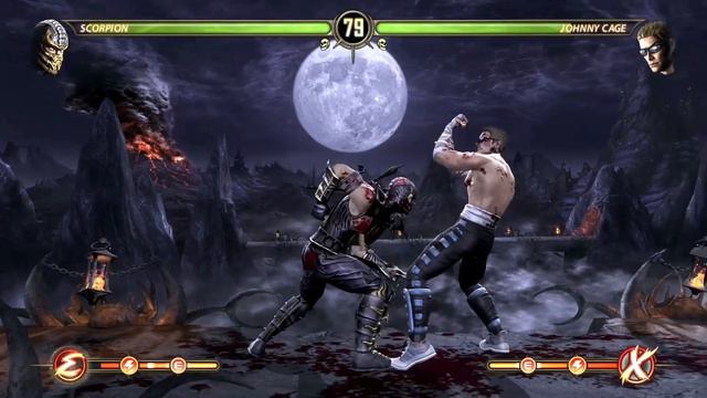 Mortal Kombat 9 - Scorpion Arcade Ladder on Medium Difficulty смотреть онлайн