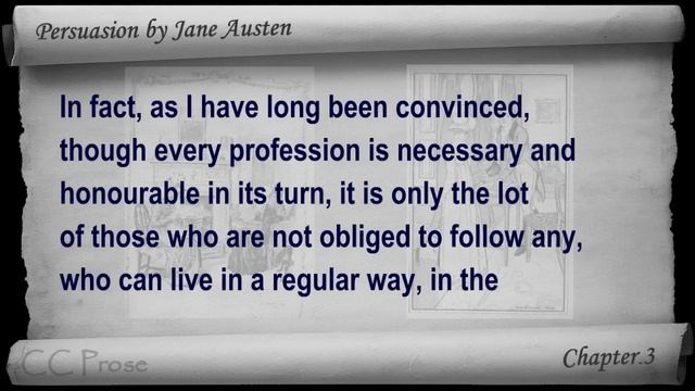 Chapter 03 - Persuasion by Jane Austen смотреть онлайн