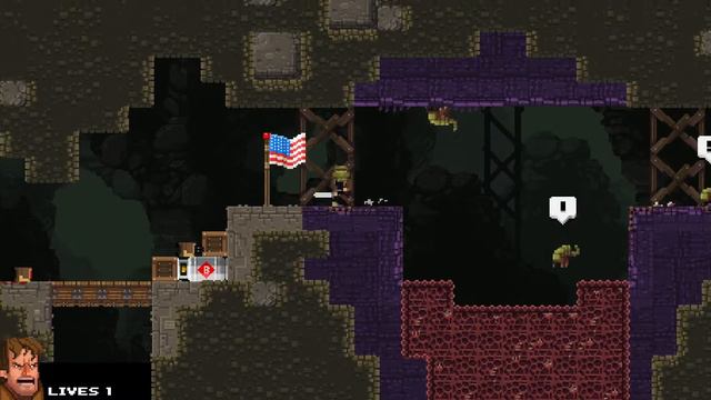 Ксеноморф и алкаши (Broforce) смотреть онлайн