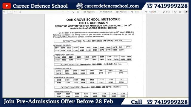 Breaking News!!Oak Grove 2022Result Out | Latest Update | Join Crash Course Now | Call us 741999922 смотреть онлайн