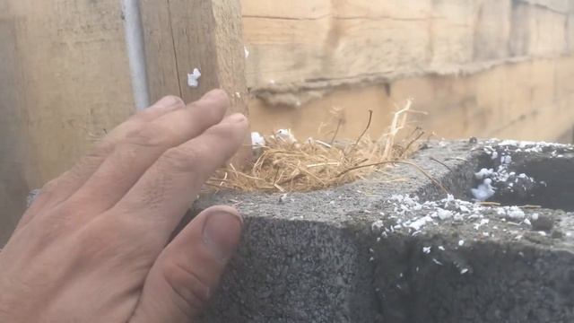 Примыкание к дому гаража из сплитерных блоков, как все выглядит. смотреть онлайн