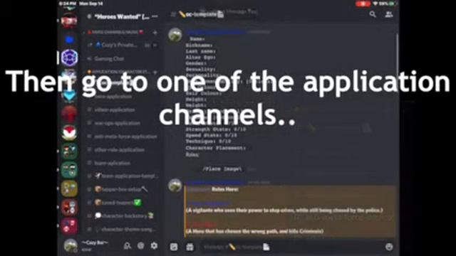 How To Apply For A Character On The Heroes Wanted Discord Server! смотреть онлайн