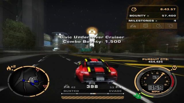 NFS MW HD (PC) - 911 Carrera S Against Sergeant Cross´s Police Force 1-4 | 011 Post/g | 1st Save