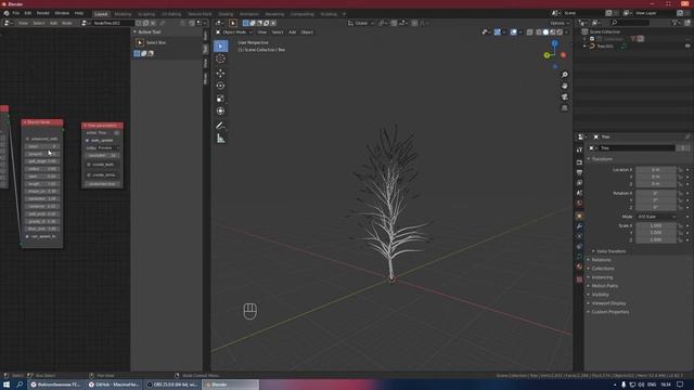 Урок по созданию деревьев в Blender смотреть онлайн