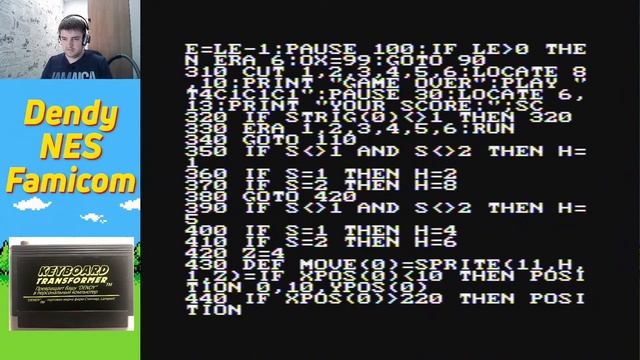Программы. Игра Diving на Family Basic (№314) смотреть онлайн