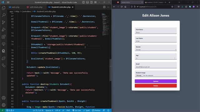 Laravel Upload and Resize Image смотреть онлайн
