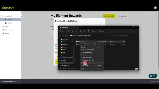 Windows Element Node Setup смотреть онлайн