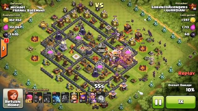 Replays of The React | EPIC Th11 DE Farming/Hybrid Base! 30% Shield | Clash Of Clans смотреть онлайн