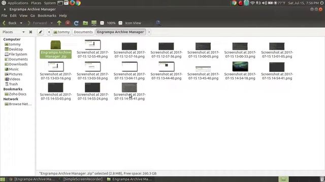 Engrampa Archive Manager