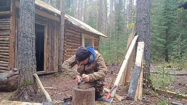 Кто спёр ПЕЧЬ? Таёжный строитель. Готовлюсь к рыбалке. На заимке. смотреть онлайн