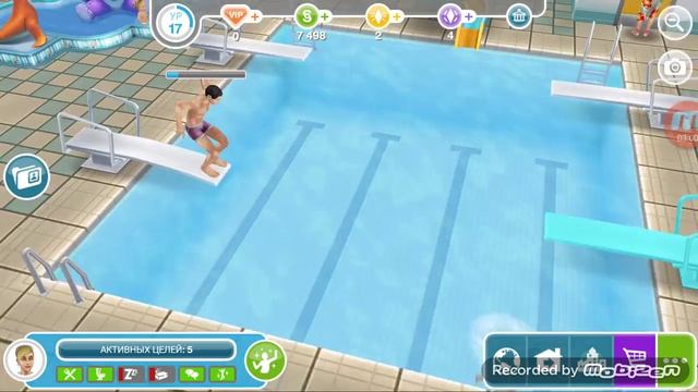 Let's Play # 2 The Sims FreePlay - День в плавотельном центре смотреть онлайн