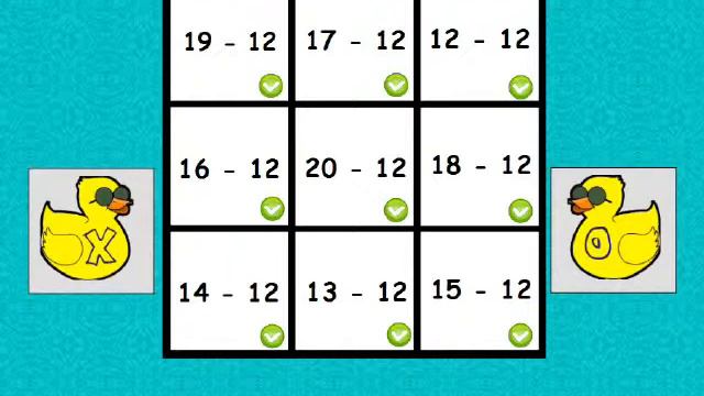 Tic Tac Toe Subtraction Minus 11 to Minus 15 смотреть онлайн