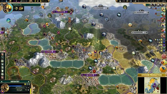 Civilization 5 Brave New World [Part 15] Deity Let's Play as Rome смотреть онлайн