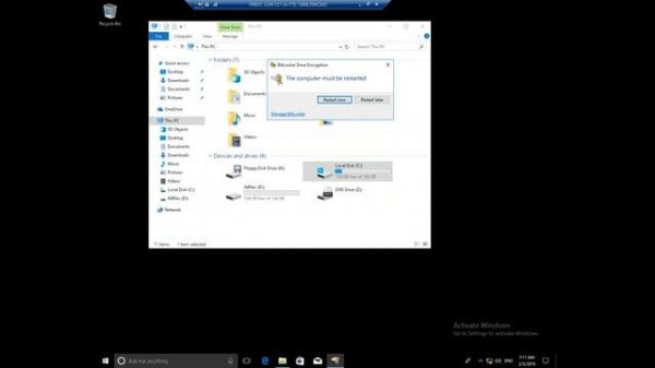 Восстановление доступа к диску, защищенному BitLocker