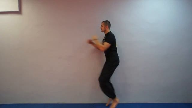 Тайский бокс (боевая подготовка): удары в шаге и ускорения на месте с ударами смотреть онлайн