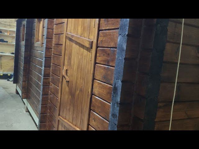 Баня мобильная перевозная из бруса в чашу, под ключ. Отзыв √ 21 от заказчика. смотреть онлайн