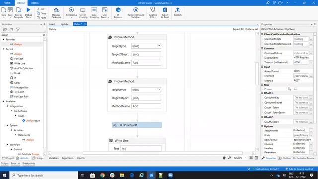 UiPath upload file to Salesforce (REST API Base64) смотреть онлайн