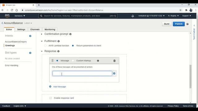 How to Fetch Data From DataBase Using Lex ChatBot || Get Data from Database Using Lex,Lambda Part-1 смотреть онлайн