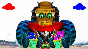 Лучшая машинка Молния МакКуин против грязной Мисс Фриттер-Монстр-трак | BeamNG.Drive ⚡🚗