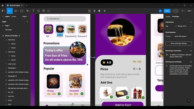 Food Ordering Mobile App Design in Figma UI/UX! смотреть онлайн