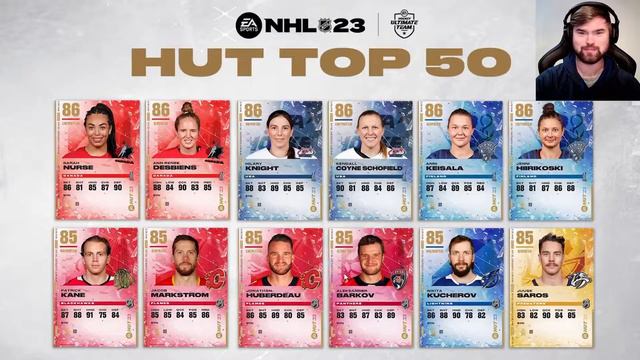 NHL 23 TOP 50 HUT PLAYERS AND CARD ART REVEALED смотреть онлайн