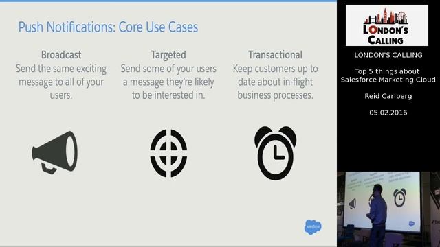 Top 5 things about Salesforce Marketing Cloud by Reid Carlberg at London's Calling 2016 смотреть онлайн
