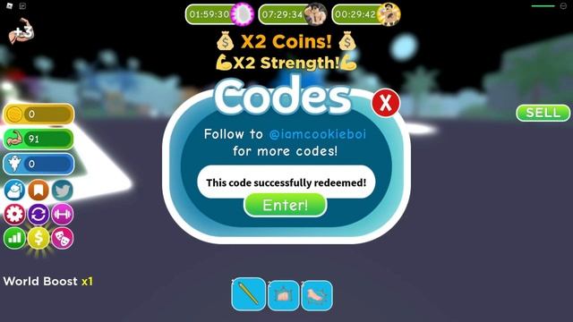 ALL *OP* SECRET CODES!? Roblox Big Lifting Simulator 2 2021 смотреть онлайн