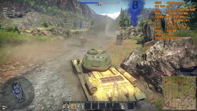 WarThunder - 1 ядро 100% как лечить недуг игры -диспетчер задач смотреть онлайн