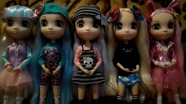 Обзор на полную коллекцию Шибаджуку Гёрлз*Shibajuku Girls вторая волна. Все 5 кукол смотреть онлайн
