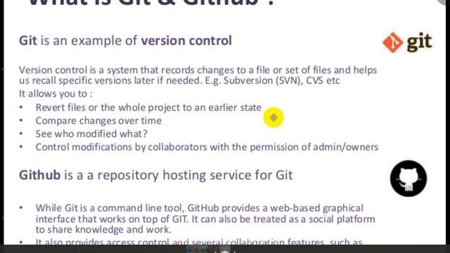 Difference between git & github смотреть онлайн