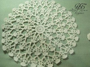 МК Ажурная салфетка #1. Увеличивается до размеров скатерти.