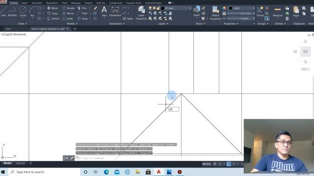 Quatro Aguas Style Steel Truss | How to Draw Steel Truss in AutoCAD | Hip Roof Framing Plan смотреть онлайн