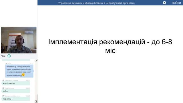 Управління ризиками цифрової безпеки в неприбутковій організації смотреть онлайн