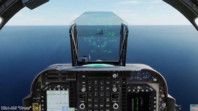 CASE-1 AV-8B: пример и разбор ошибок. VMA-162 "Orcas", К.В.А.С. в DCS World. смотреть онлайн