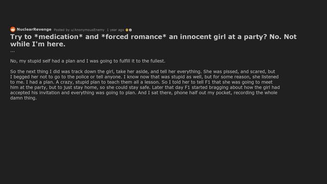 I Saved A Girl From Being R*ped. [Reddit NuclearRevenge Stories]