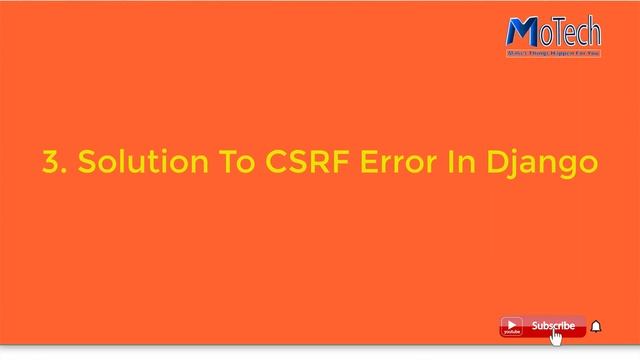 CSRF verification failed, Request aborted in Django смотреть онлайн