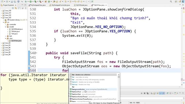 Java 103. Bài tập quản lý sinh viên - phần chức năng 3 смотреть онлайн