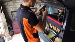 Замена крышки багажника Ока Кнопка. Готовим кузов к покраске