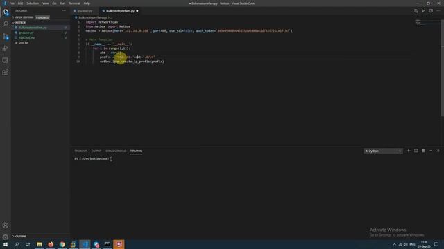 Populate prefixes in Netbox with python смотреть онлайн