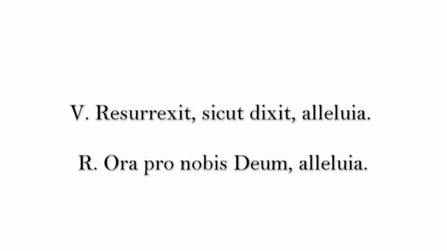 Sing the Regina Coeli in Latin! смотреть онлайн
