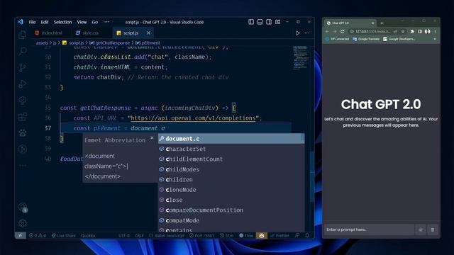 How to Clone GPT with HTML, CSS, and JavaScript смотреть онлайн