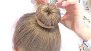 Причёска ПУЧОК при Помощи БУБЛИКА для Волос! 2  Способа !